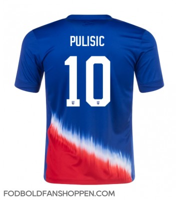 Forenede Stater Christian Pulisic #10 Udebanetrøje Copa America 2024 Kortærmet